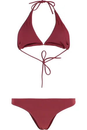Lido Femme, Maillots de bain, Rouge, Taille: 38 FR Bikini Triangle dans le Style Cinquantacinque