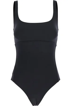 ERES Femme, Maillots de bain, Noir, Taille: 42 FR Maillot de Bain Noir Col Carré en Tissu Technique