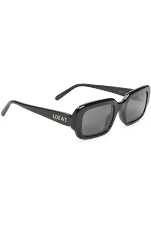 Loewe Unisex, Accessoires, Noir, Taille: ONE Size Lunettes de Soleil Slim Rectangle