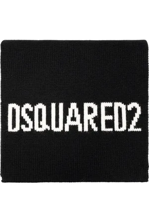 Dsquared2 Homme, Accessoires, Noir, Taille: ONE Size Écharpe en laine