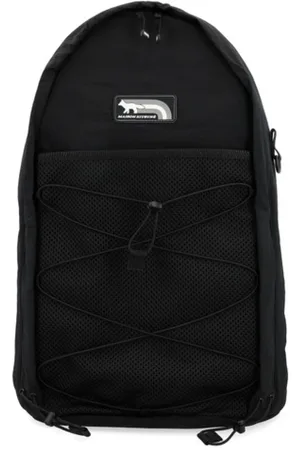 Maison Kitsuné Homme, Sacs, Noir, Taille: ONE Size Sac à dos Renard Modèle Flash