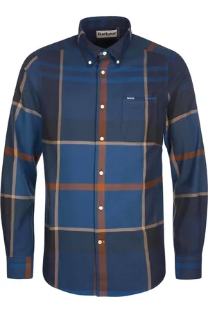 Barbour Homme, Chemises, Multicolore, Taille: L Chemise à Carreaux Dunoon