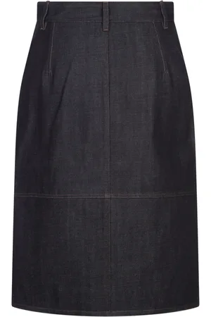 Jil Sander Femme, Jupes, Bleu, Taille: 38 FR Jupe Bleue en Coton