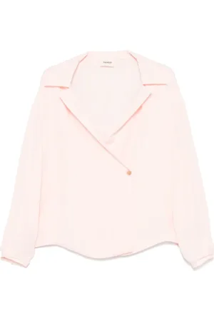 Khaite Femme, Blouses et Chemises, Rose, Taille: 36 FR Chemisier rose à double boutonnage avec manches longues