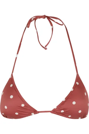 MC2 SAINT BARTH Femme, Maillots de bain, Rouge, Taille: 38 FR Haut de Bikini Triangle Réglable