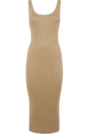MC2 SAINT BARTH Femme, Robes, Jaune, Taille: 40 FR Collection Robes Dorées