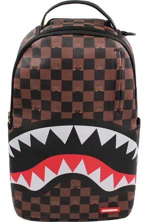 Sprayground Homme, Sacs, Brun, Taille: ONE Size Sac à Dos Marron avec Plusieurs Poches