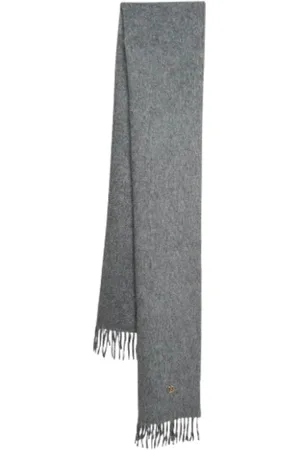 Burberry Femme, Pre-owned, Gris, Taille: ONE Size Pre-owned Cachemire foulards