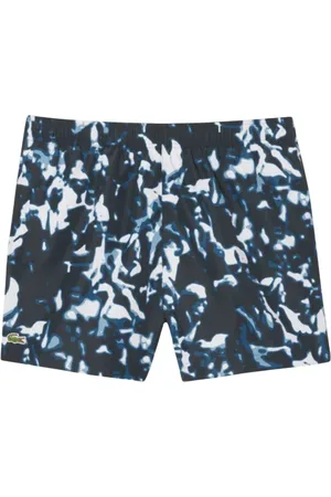 Lacoste Homme, Maillots de bain, Multicolore, Taille: M Short de bain imprimé - Bleu