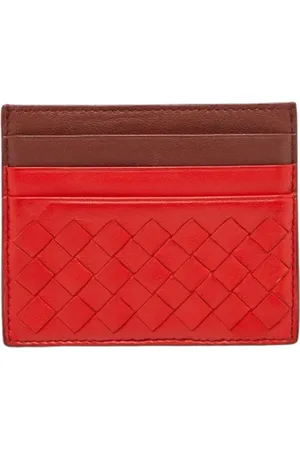 Bottega Veneta Femme, Pre-owned, Rouge, Taille: ONE Size Pre-owned Cuir petite-maroquinerie