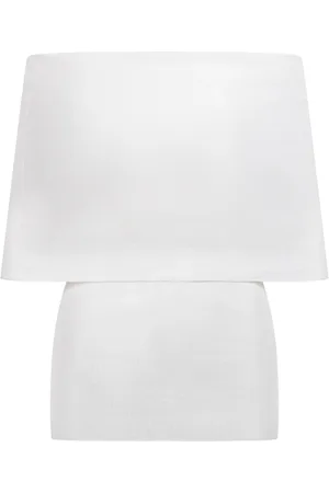 MVP Wardrobe Femme, Tops, Blanc, Taille: 38 FR Pull en tricot avec encolure bateau