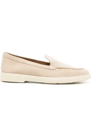 santoni Femme, Chaussures, , Taille: 38 EU Mocassins en Daim à Bout Rond