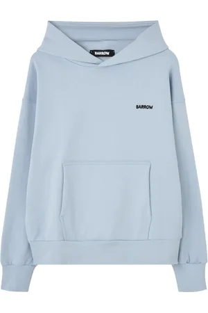 BARROW Homme, Sweatshirts et sweats à capuche, Bleu, Taille: S Pull bleu imprimé dans le dos