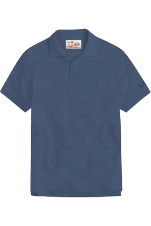 MC2 SAINT BARTH Homme, Tops, Bleu, Taille: M Polo en coton de différentes couleurs
