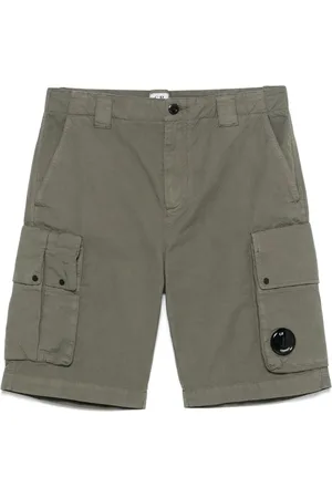 C.P. Company Homme, Shorts, Vert, Taille: L Shorts Bermuda Cargo avec fermeture éclair cachée