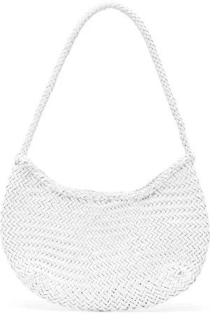 Dragon Diffusion Femme, Sacs, Blanc, Taille: ONE Size Sac à bandoulière tressé