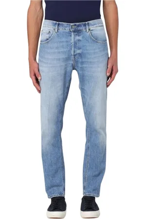 Dondup Homme, Jeans, Bleu, Taille: W32 Jean droit en denim bleu