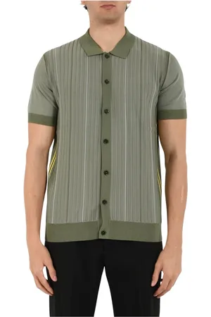 Patrizia Pepe Homme, Chemises, Vert, Taille: L Chemise Slim Fit en Viscose
