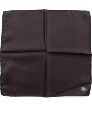 Dolce & Gabbana Homme, Accessoires, Brun, Taille: ONE Size Mouchoir en Soie pour Homme