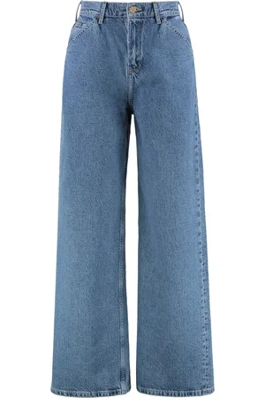Tommy Hilfiger Femme, Jeans, Bleu, Taille: 36 FR Jean droit avec surpiqûres contrastées