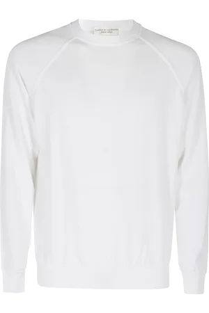 FILIPPO DE LAURENTIIS Homme, Pulls, Blanc, Taille: L Haut Raglan en Crêpe pour Femmes