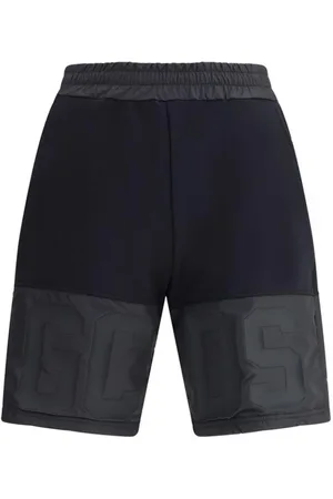 GCDS Homme, Shorts, Noir, Taille: XL Short de Survêtement avec Monogramme et Poches