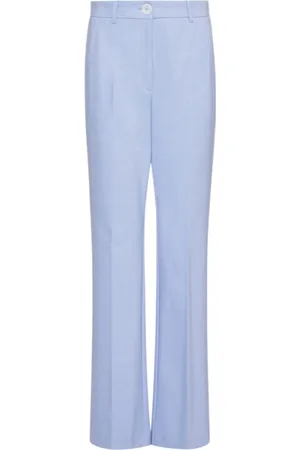 MARELLA Femme, Pantalons, Bleu, Taille: 42 FR Pantalon Slim Fit Bleu Clair
