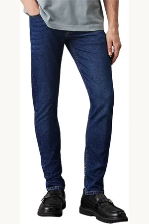 Calvin Klein Homme, Jeans, Bleu, Taille: W33 L32 Jean slim tapered pour un style polyvalent