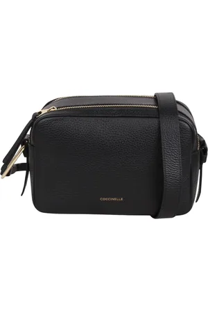 Coccinelle Femme, Sacs, Noir, Taille: ONE Size Sac à main Gleen avec texture moletée