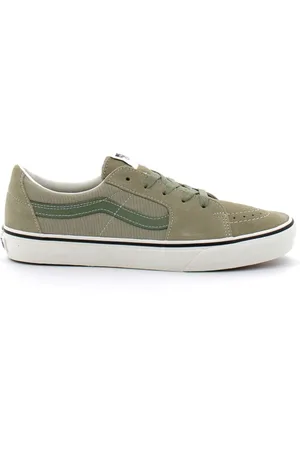 Vans Femme, Chaussures, Vert, Taille: 41 EU Baskets SK8-Low en toile et en daim pour adultes
