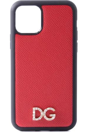Dolce & Gabbana Femme, Accessoires, Rouge, Taille: ONE Size Étui bijou pour iPhone 11 Pro femme