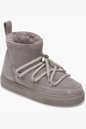 INUIKII Femme, Chaussures, Gris, Taille: 39 EU Baskets en Daim Gris