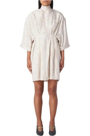 Lanvin Femme, Robes, Blanc, Taille: 36 FR Robe Mini Élégante Blanche