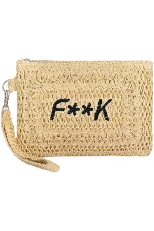 F**K Femme, Sacs, , Taille: ONE Size Pochette logo avec fermeture éclair