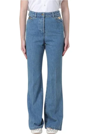 Patou Femme, Jeans, Bleu, Taille: 38 FR Jeans Évasés Polyvalents pour Femmes
