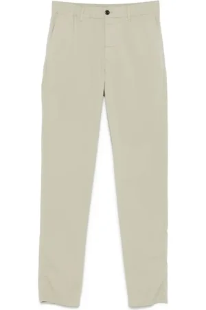 Incotex Homme, Pantalons, Vert, Taille: W31 Pantalon Vert Olive Taille Élastique