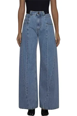 Maison Margiela Femme, Jeans, Bleu, Taille: 38 FR Jean à Panneau pour Femme