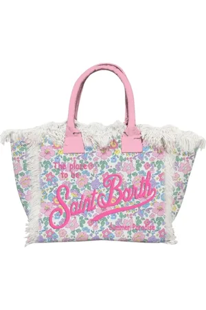 MC2 SAINT BARTH Femme, Sacs, Multicolore, Taille: ONE Size Sac Femme Fleurs Violettes Colette