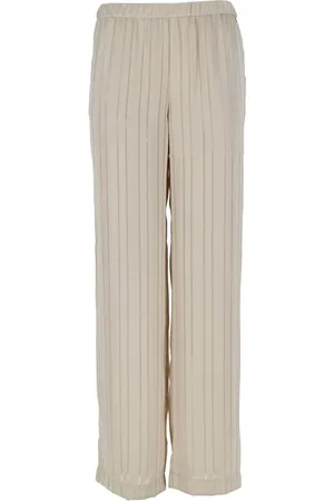 Armani Exchange Femme, Pantalons, , Taille: 36 FR Pantalon à rayures avec taille élastique et étiquette logo