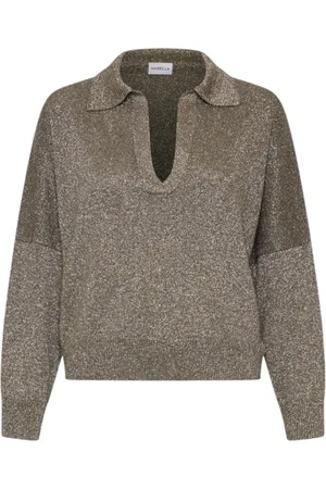 MARELLA Femme, Pulls, Vert, Taille: 42 FR Pull Vert en Lurex