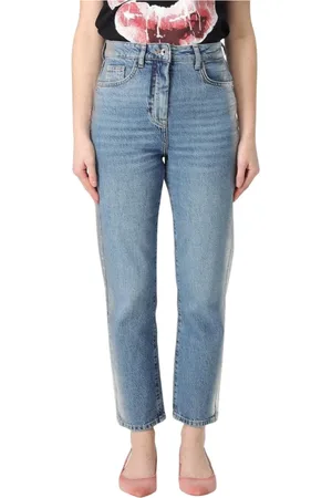 Patrizia Pepe Femme, Jeans, Bleu, Taille: W27 Jean Droit en Denim Polyvalent