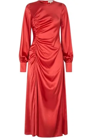 Dea Kudibal Femme, Robes, Rouge, Taille: 40 FR Élégante Robe de Soirée en Soie