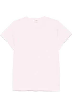 Khaite Femme, Tops, Rose, Taille: 40 FR Rose Crew Neck T-shirt