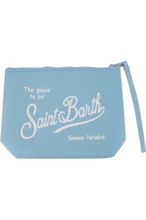 MC2 SAINT BARTH Femme, Sacs, Bleu, Taille: ONE Size Sac élégant avec logo brodé