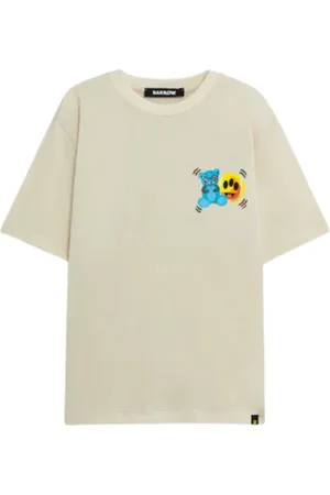 BARROW Homme, Tops, , Taille: S T-shirt en Jersey avec Ours et Sourire