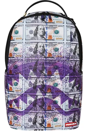 Sprayground Unisex, Sacs, Multicolore, Taille: ONE Size Sac à Dos Unisexe Motif Monnaie