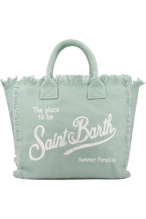 MC2 SAINT BARTH Femme, Sacs, Vert, Taille: ONE Size Sac en Toile