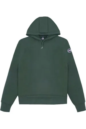 Colmar Homme, Sweatshirts et sweats à capuche, Vert, Taille: M Sweat à Capuche Vert Élégant Confortable