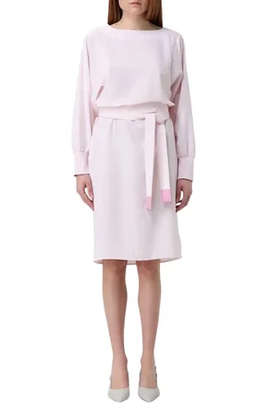 Emporio Armani Femme, Robes, Rose, Taille: 34 FR Robe Tricotée Noire Élégante Femme
