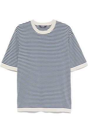 K-Way Homme, Tops, Bleu, Taille: XL T-shirt et polo bleu et blanc